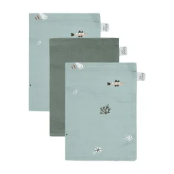 bu00e9bu00e9-jou Mull-Waschlappen Ocean Vibes* Badetextilien|Badetextilien