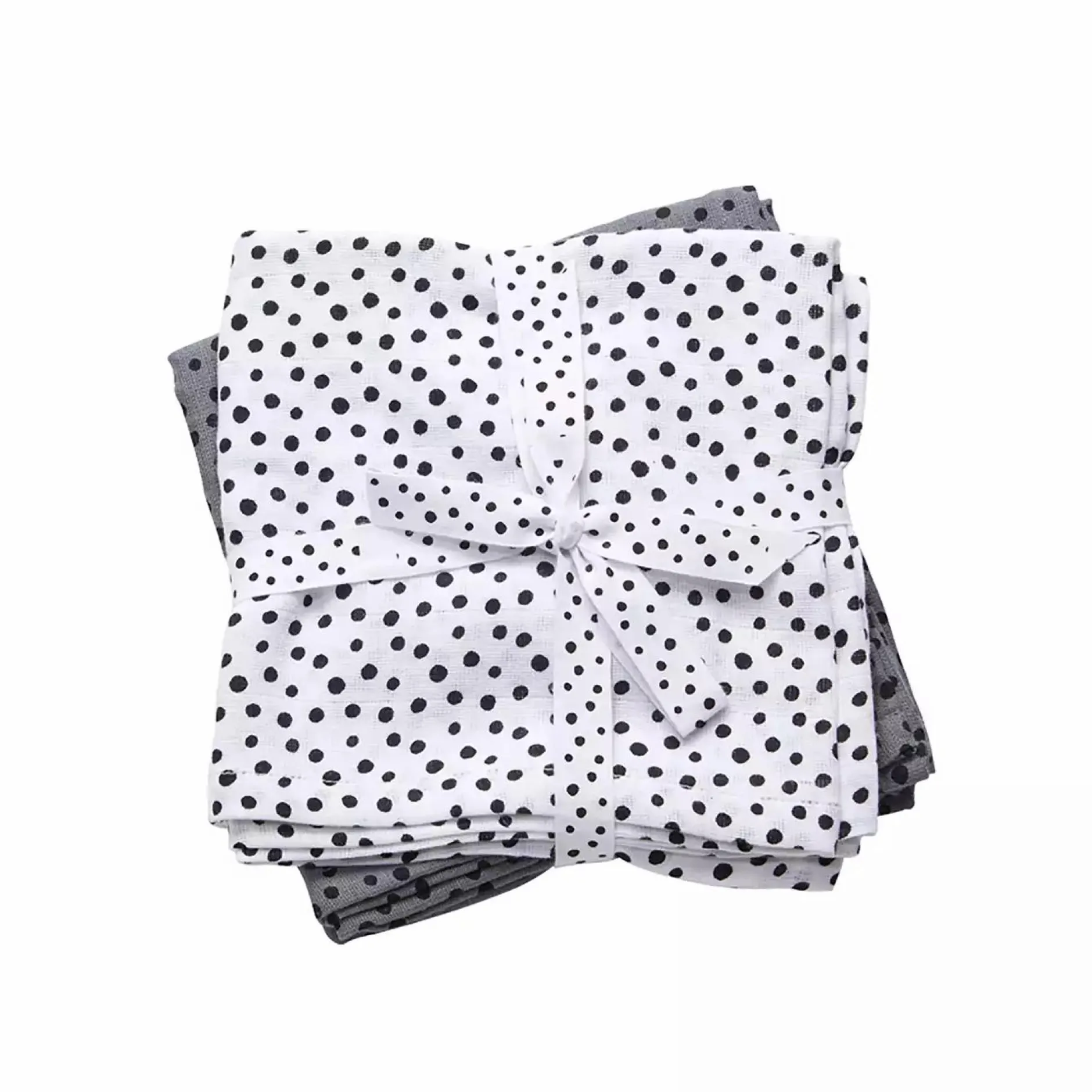 done by deer Mullwindeln Happy Dots Grey* Mullwindeln|Mullwindeln