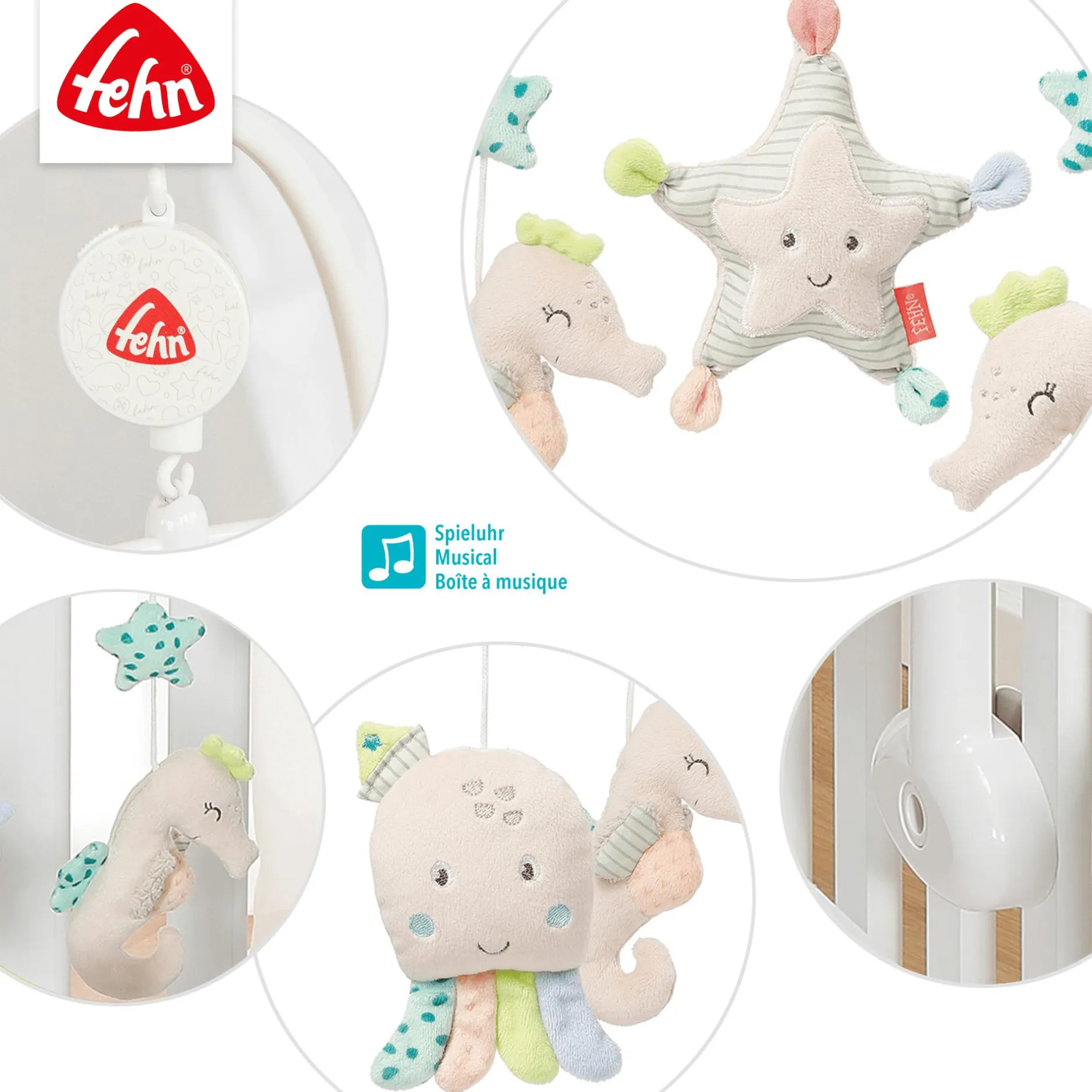 fehn Musik-Mobile Meereskinder* Mobilés|Spieluhren