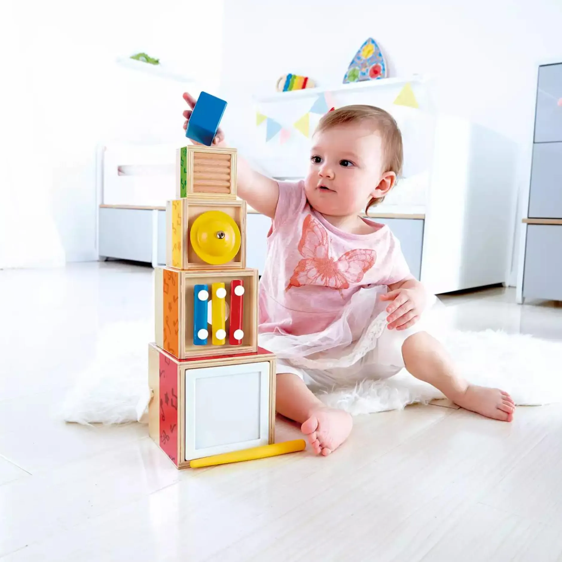 Hape Musik-Stapelwürfel*Kinder Lernspielzeug|Musik