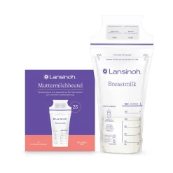 Lansinoh Muttermilchbeutel 25 Stück* Stillzeit & Rückbildung|Milchpumpen