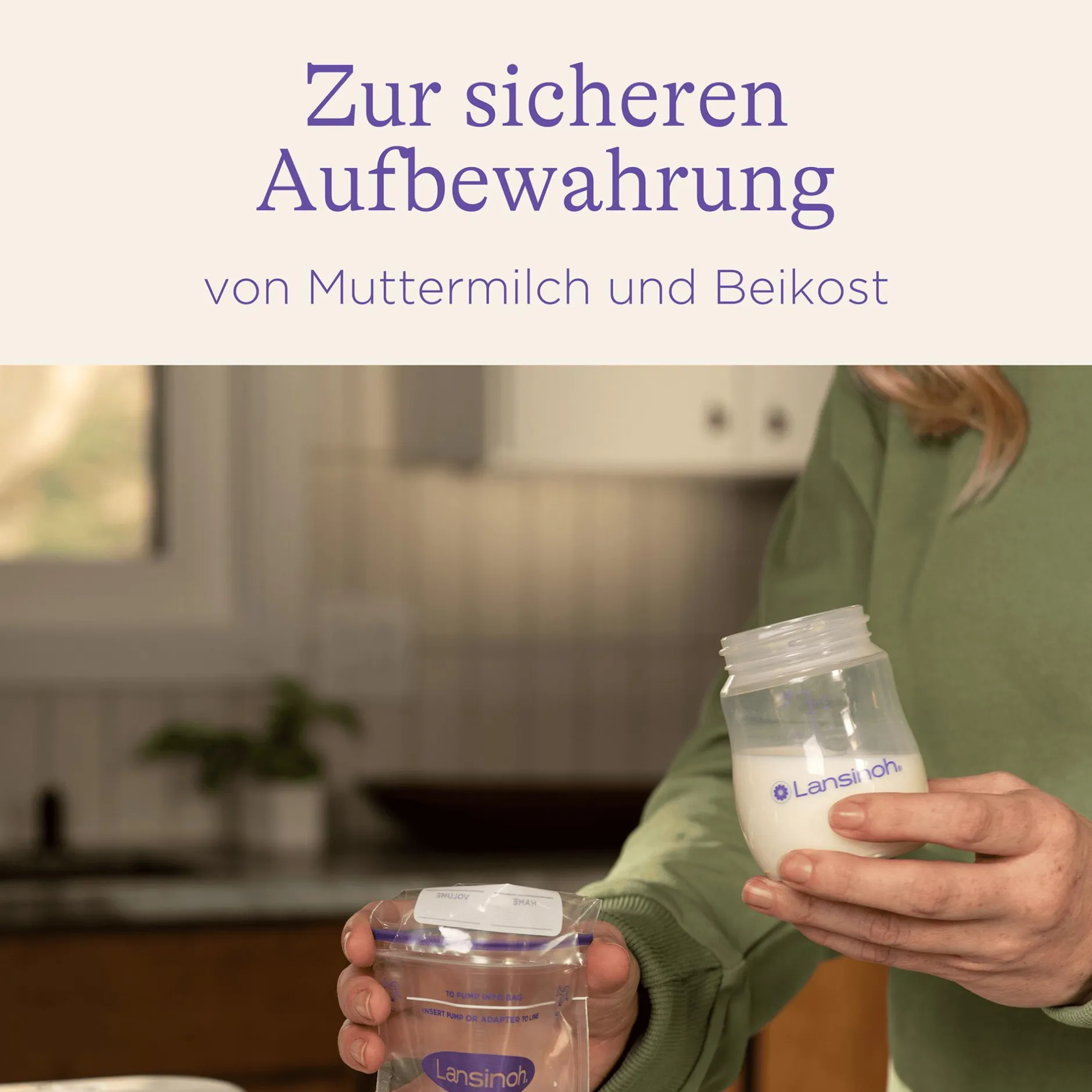 Lansinoh Muttermilchflaschen 4 x 160 ml* Flaschen & Sauger