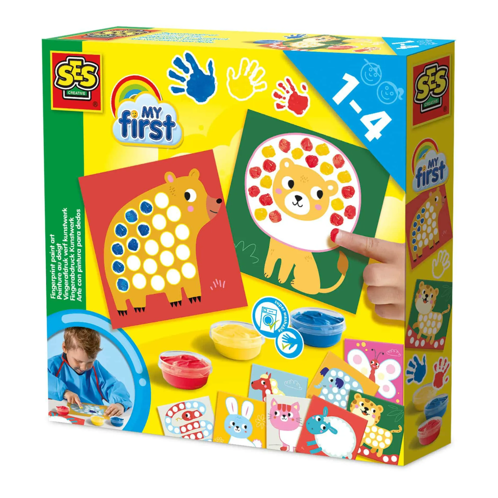 SES CREATIVE My first - Fingerabdruck Kunstwerk*Kinder Malen & Kneten