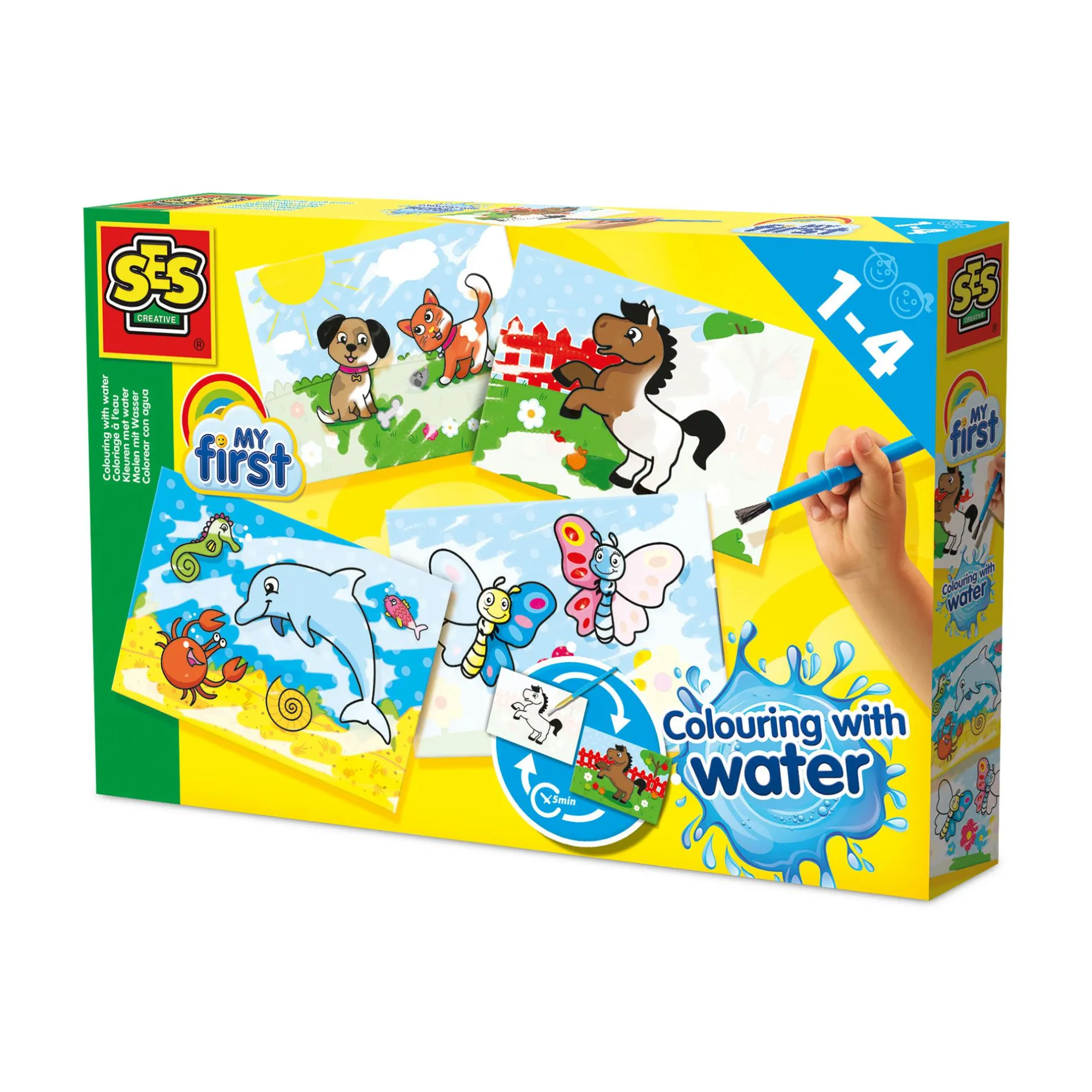 SES CREATIVE My first - Malen mit Wasser*Kinder Malen & Kneten