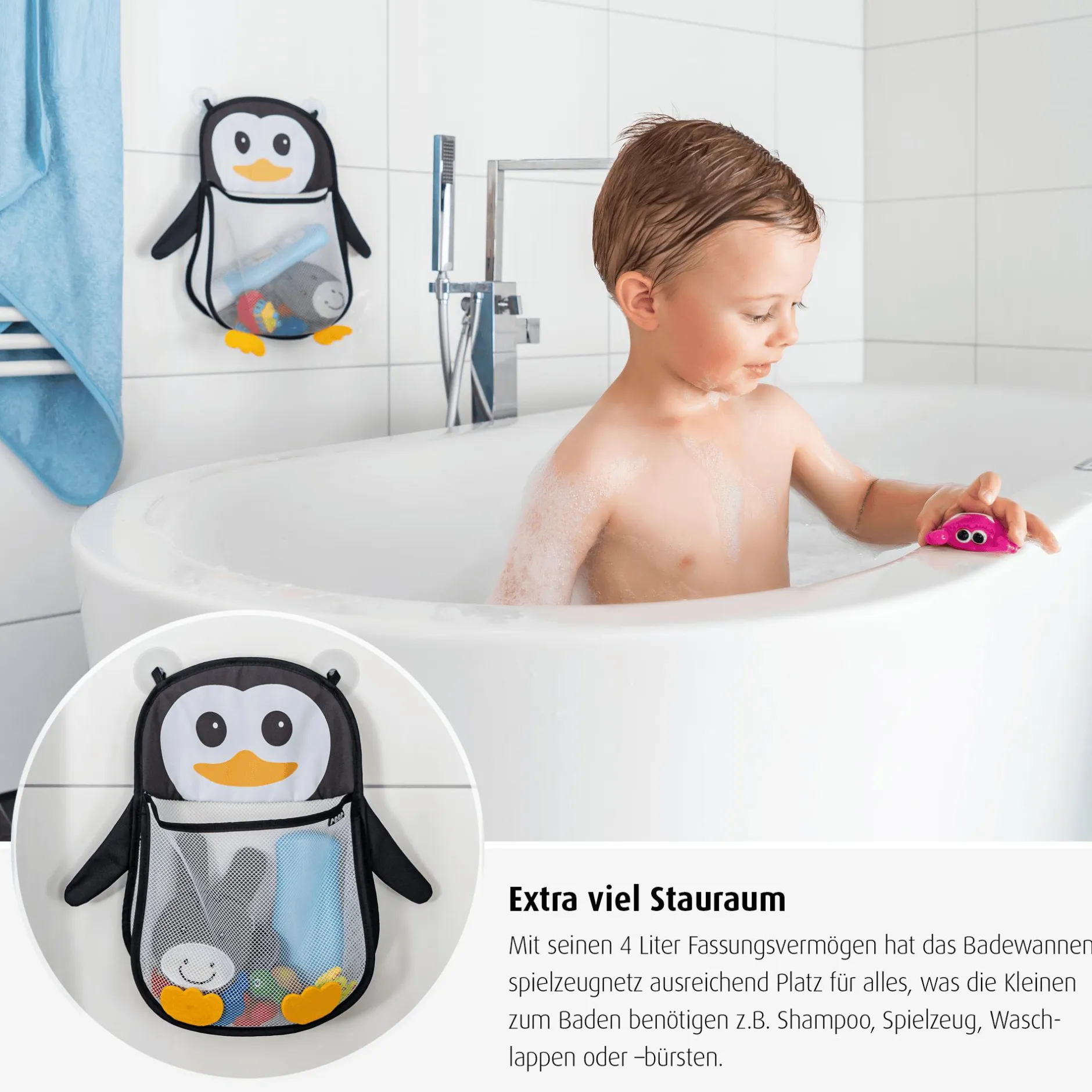 reer MyHappyPingu Badespielzeug Netz* Wasserspielzeug