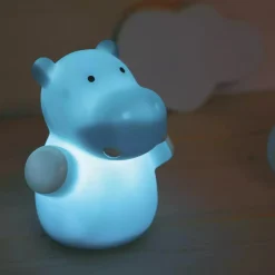 lumilu Nachtlicht Mini Zoo Nilpferd* Nachtlichter|Spieluhren