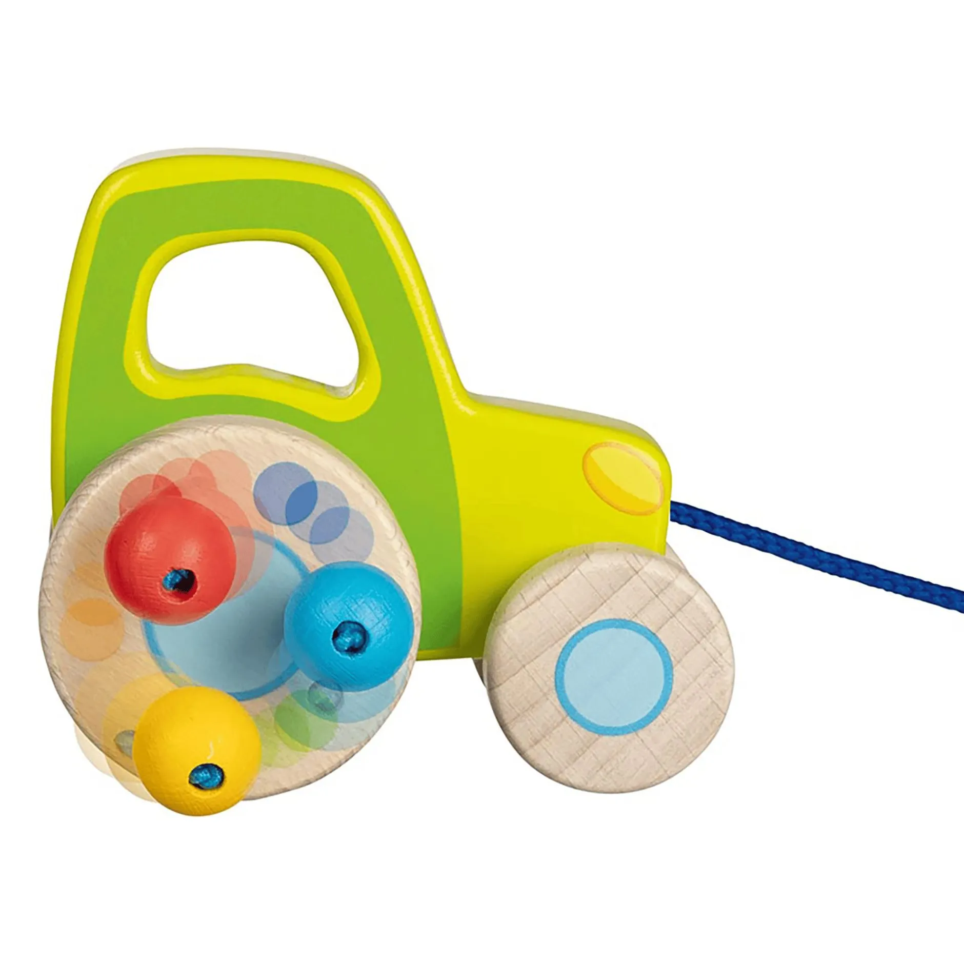 goki Nachziehfahrzeug Traktor*Kinder Holzspielzeug