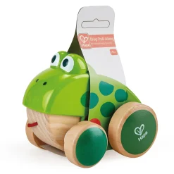 Hape Nachziehfrosch Fridolin*Kinder Holzspielzeug