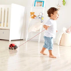 Hape Nachziehkäfer Marie*Kinder Holzspielzeug