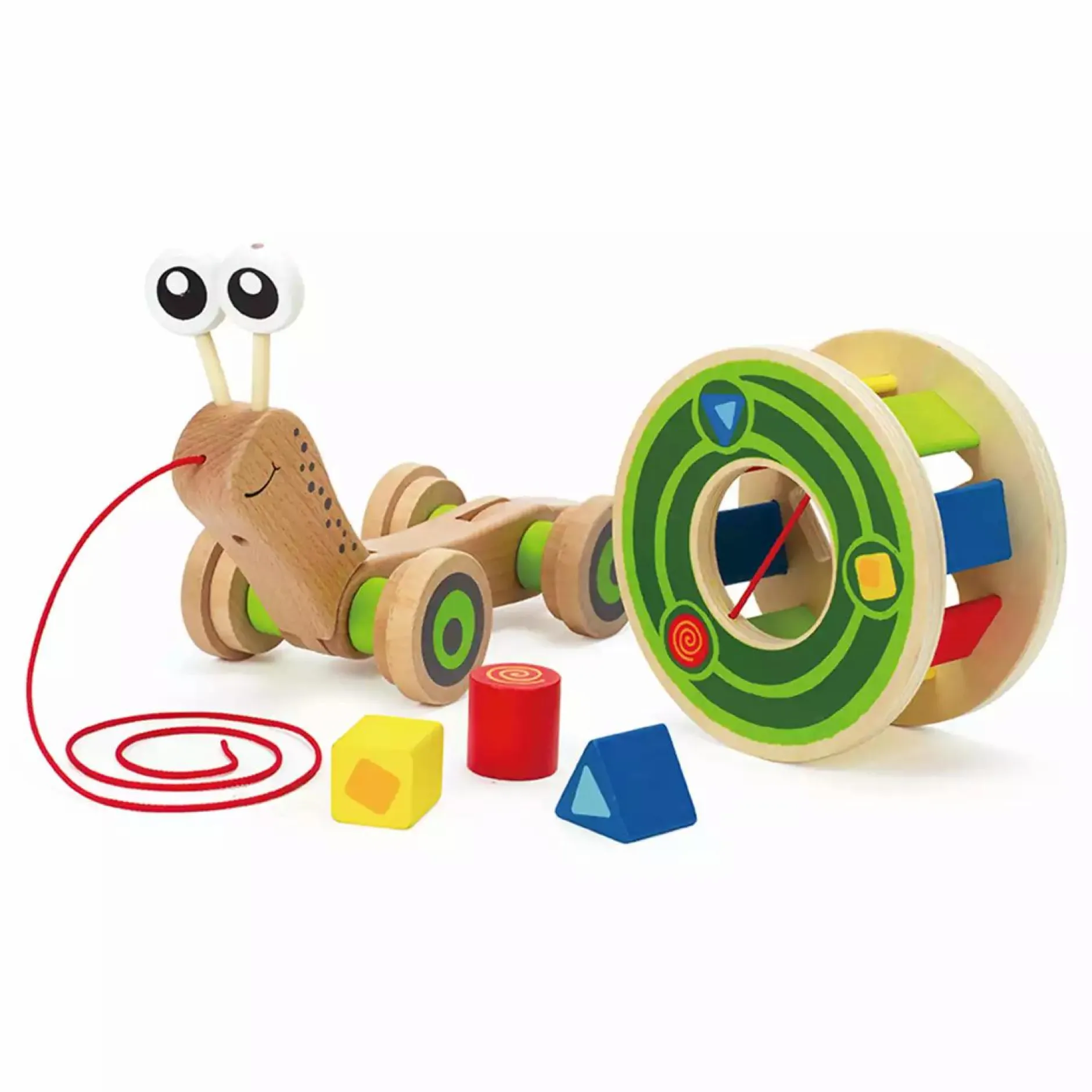 Hape Nachzieh-Schnecke*Kinder Holzspielzeug