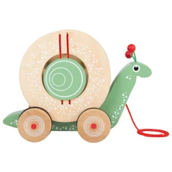 small foot Nachzieh-Stecktier Schnecke*Kinder Lernspielzeug|Holzspielzeug