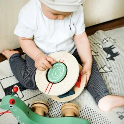 small foot Nachzieh-Stecktier Schnecke*Kinder Lernspielzeug|Holzspielzeug