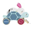 TOPBRIGHT Nachziehtier Hase und Schildkröte*Kinder Holzspielzeug