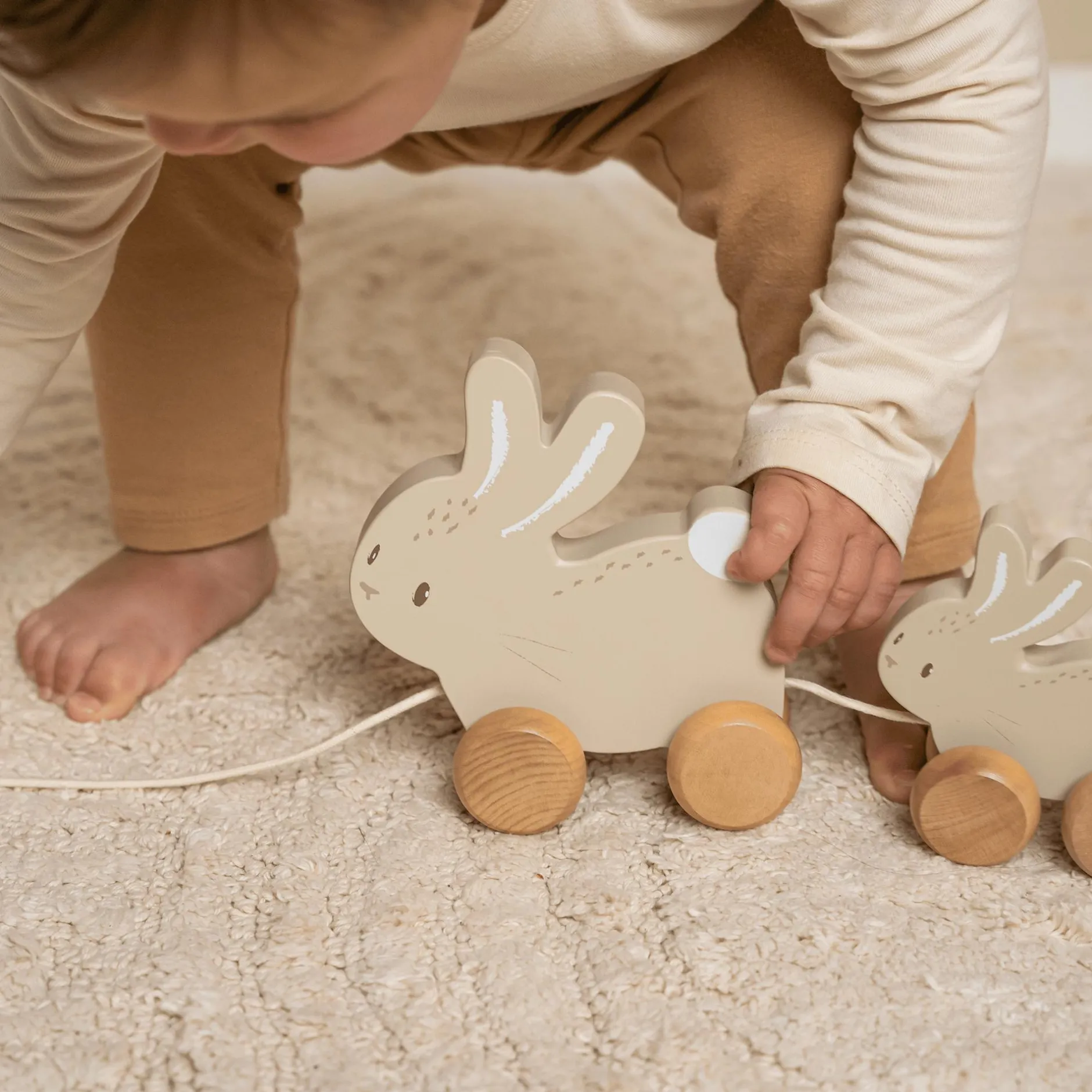 LITTLE DUTCH Nachziehtier Kaninchen*Kinder Holzspielzeug
