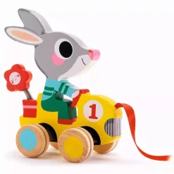 DJECO Nachziehtier Roulapic*Kinder Holzspielzeug