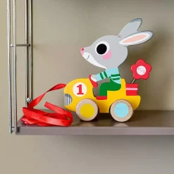 DJECO Nachziehtier Roulapic*Kinder Holzspielzeug