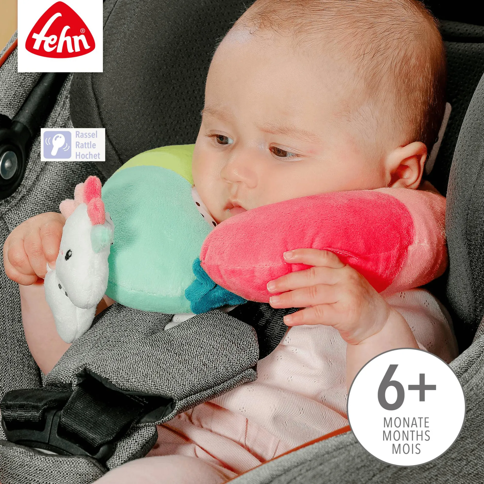 fehn Nackenstütze Einhorn*Kinder Kindersitz Zubehör