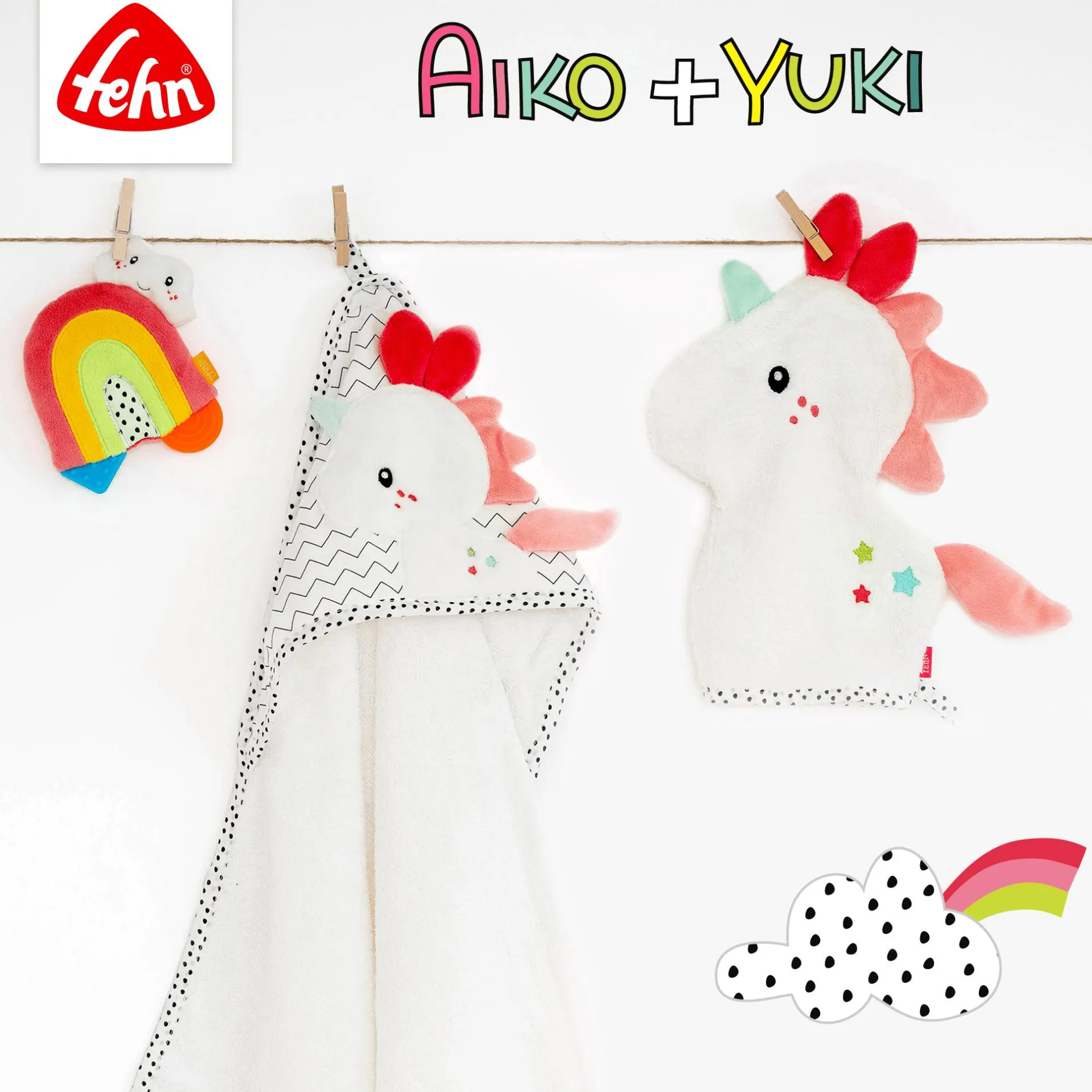 fehn Nackenstütze Einhorn*Kinder Kindersitz Zubehör