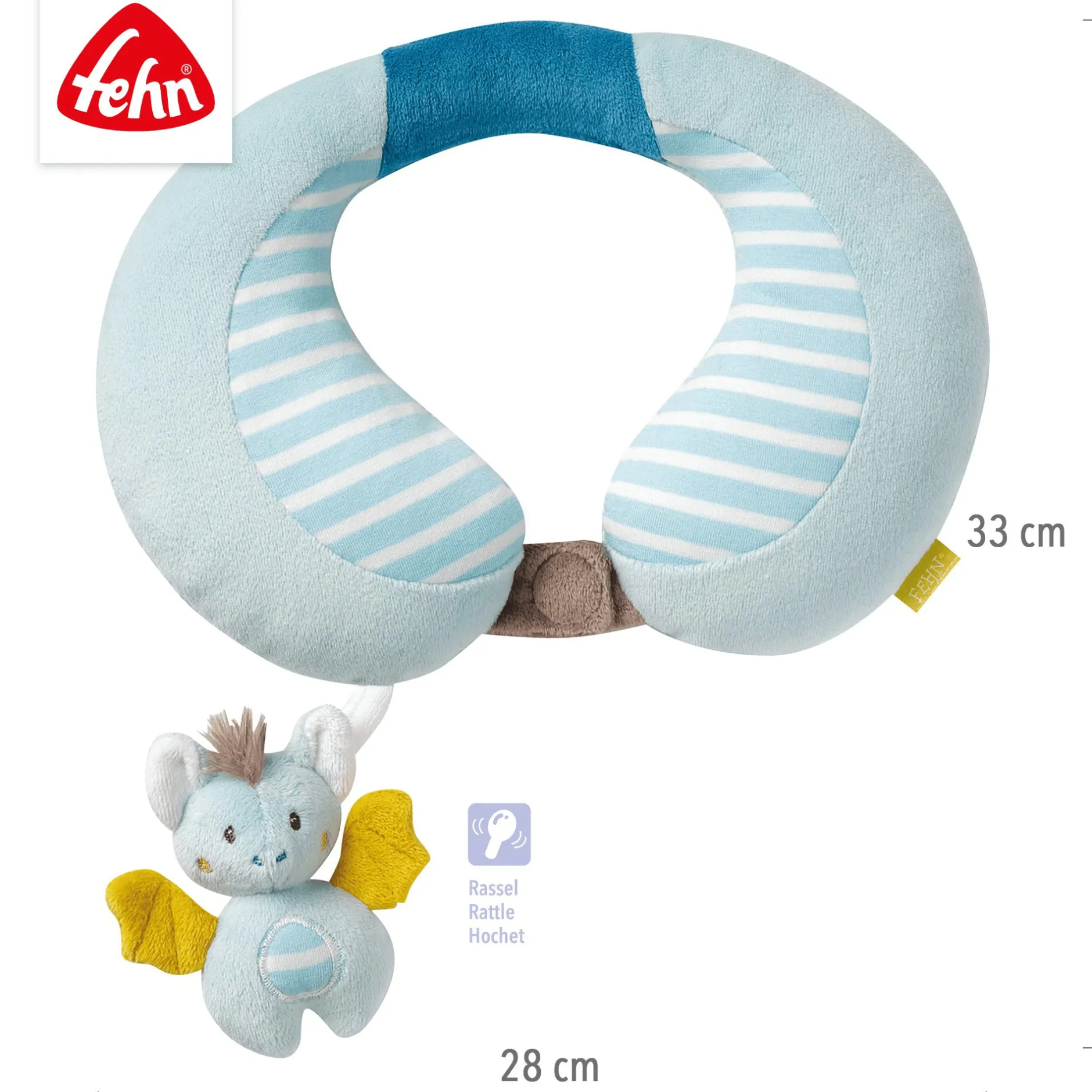 fehn Nackenstütze Fledermaus*Kinder Kindersitz Zubehör