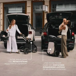Kinderkraft NEA 2.0 Deep Grey*Kinder Kombi-Kinderwagen