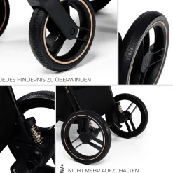 Kinderkraft NEA 2.0 Midnight Black*Kinder Kombi-Kinderwagen