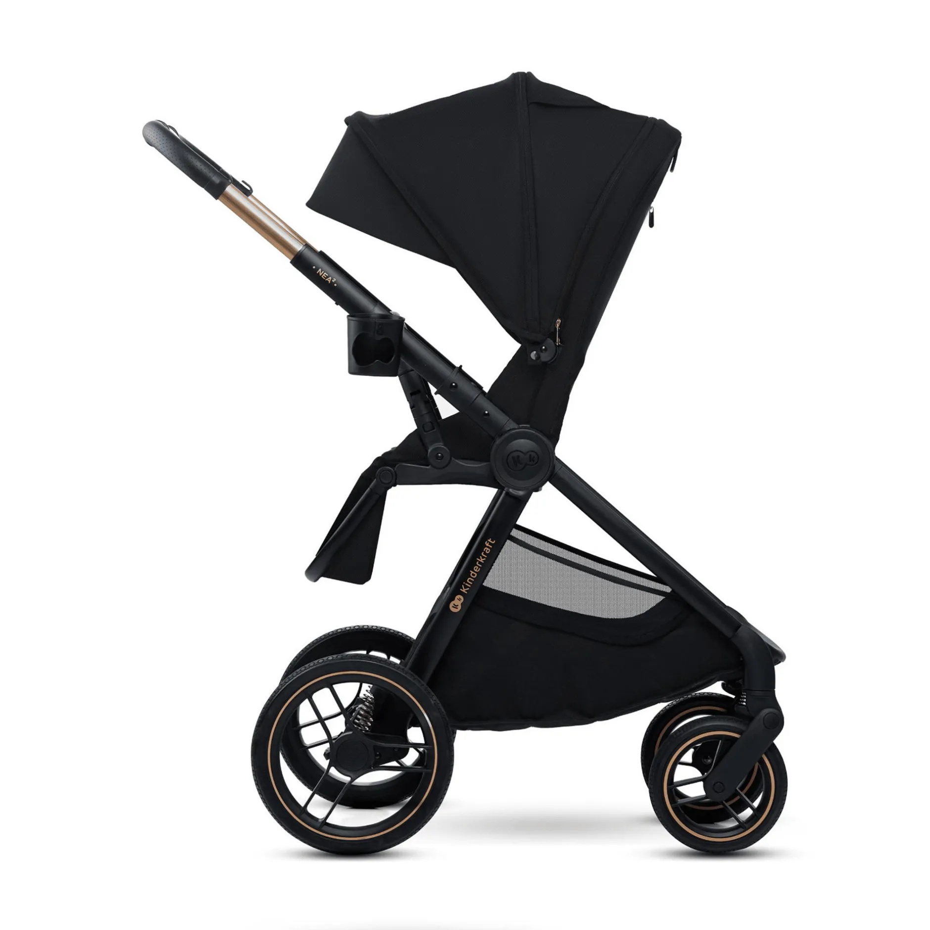 Kinderkraft NEA 2.0 Midnight Black*Kinder Kombi-Kinderwagen