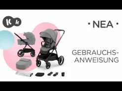 Kinderkraft NEA 2.0 Platinum Grey*Kinder Kombi-Kinderwagen