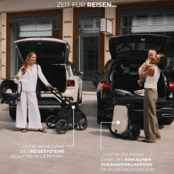 Kinderkraft NEA 2.0 Platinum Grey*Kinder Kombi-Kinderwagen