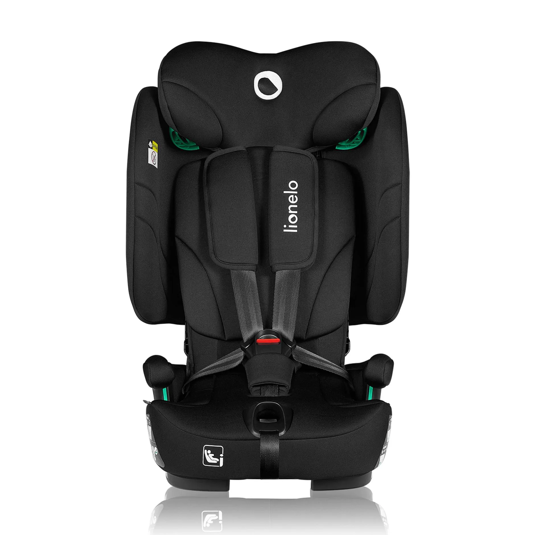lionelo Nelly i-Size Black Carbon*Kinder Kindersitze 9-36 Kg, Gruppe 1/2/3