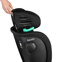lionelo Nelly i-Size Black Carbon*Kinder Kindersitze 9-36 Kg, Gruppe 1/2/3
