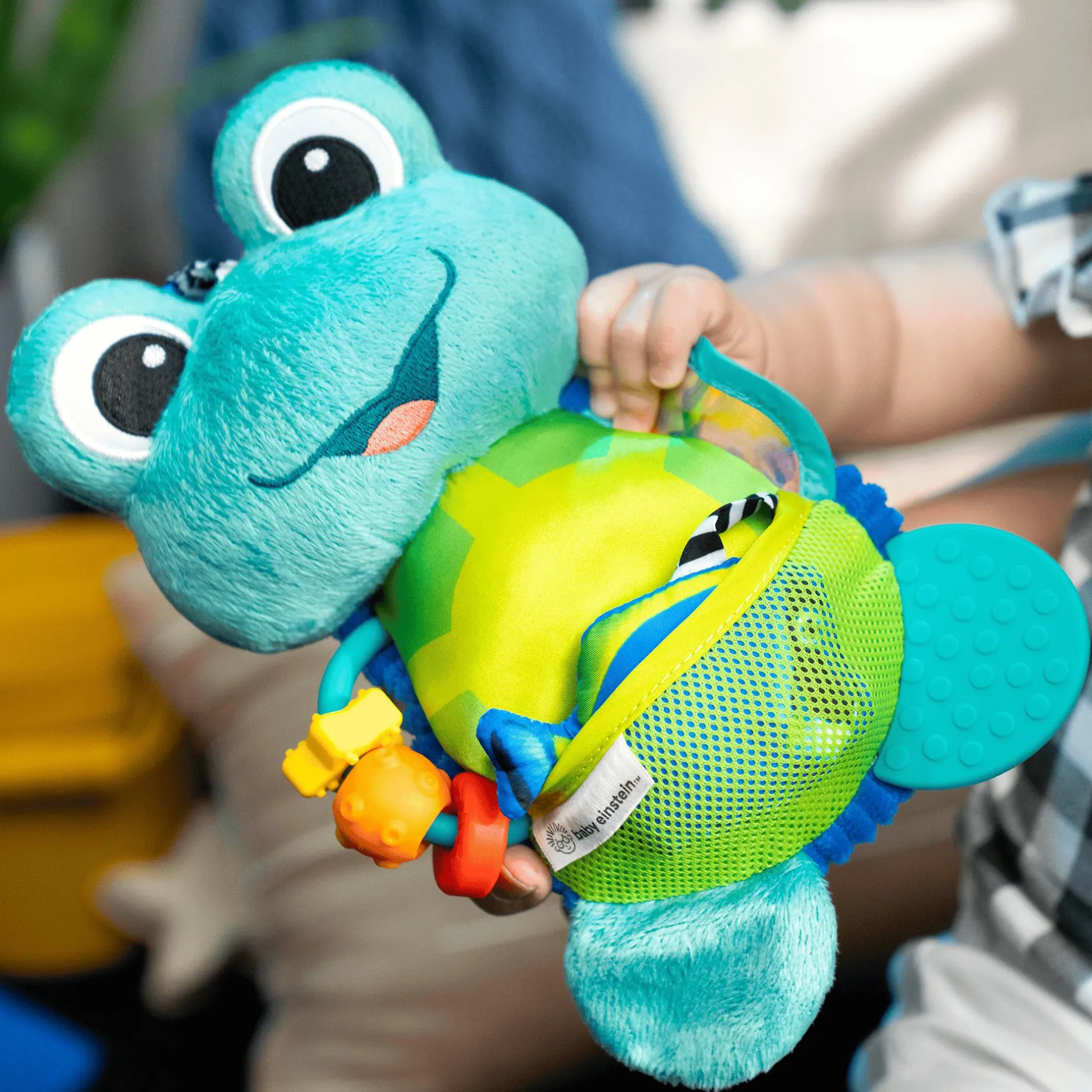 baby einstein Neptune's Sensory Sidekick Activity Plush Toy* Knisterspielzeug & Knistertücher|Kuscheltiere