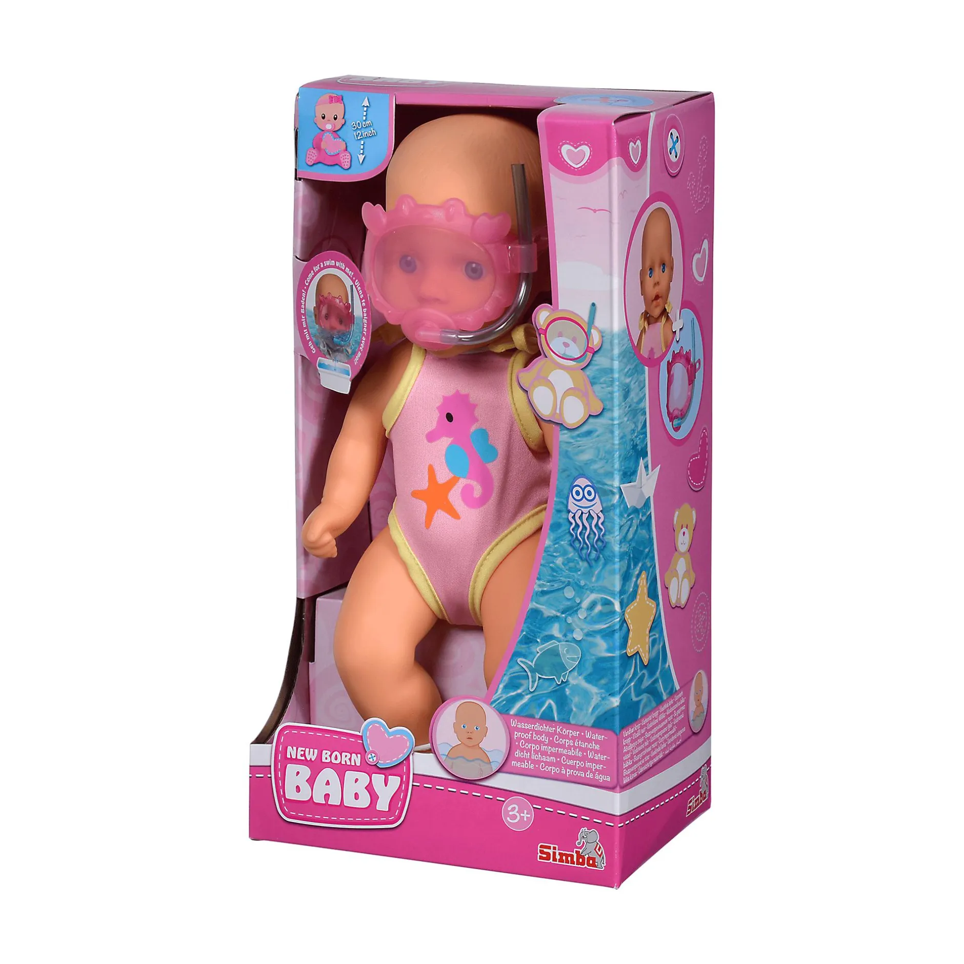 Simba New Born Baby Badepuppe*Kinder Puppen & Puppenwagen