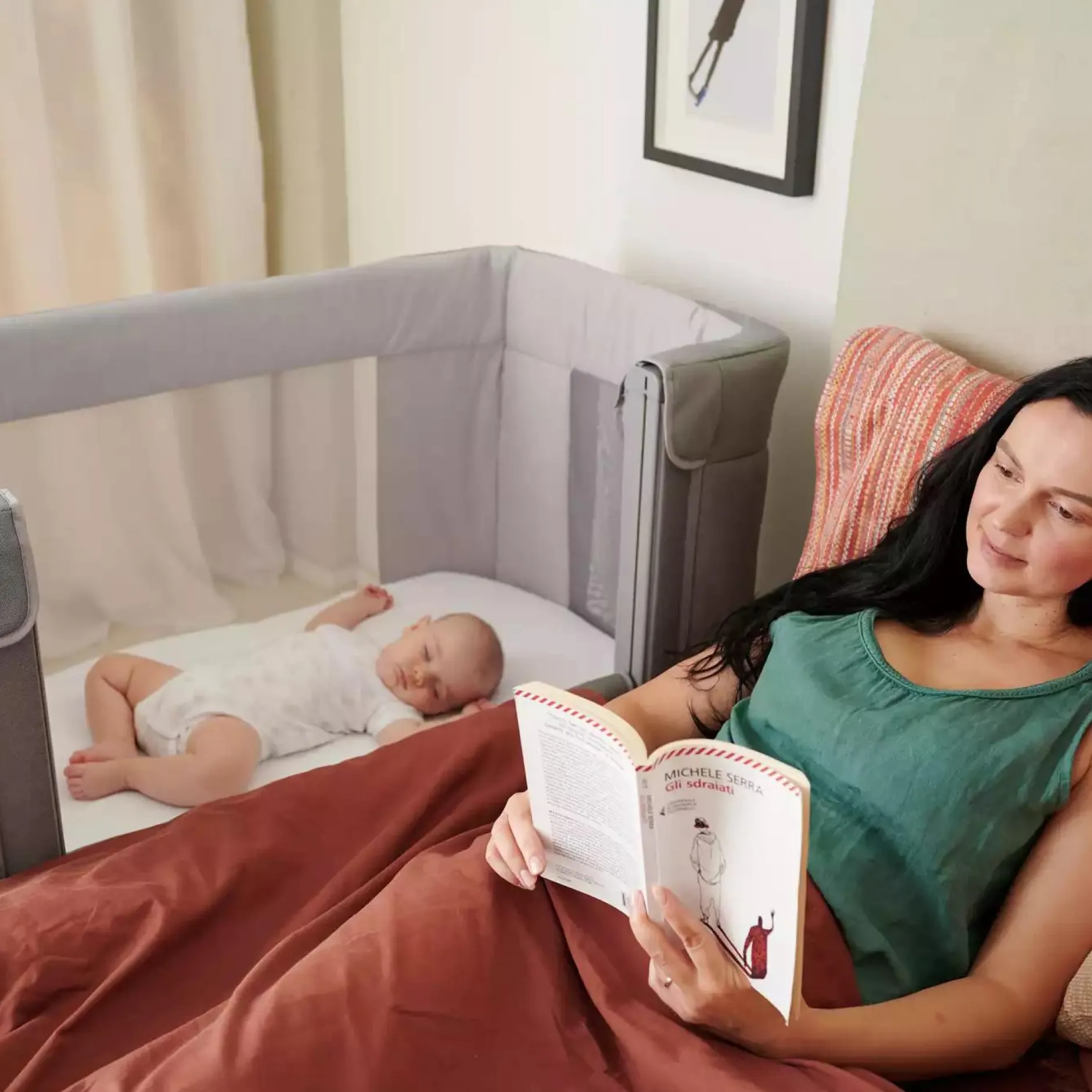 chicco Next2Me Forever Moon Grey* Babybetten