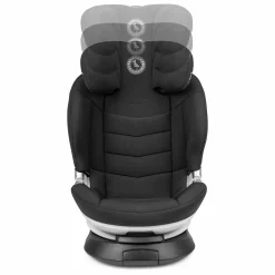 Storchenmu00fchle Niki Next Onyx*Kinder Kindersitze Isofix|Kindersitze 15-36 Kg, Gruppe 2/3
