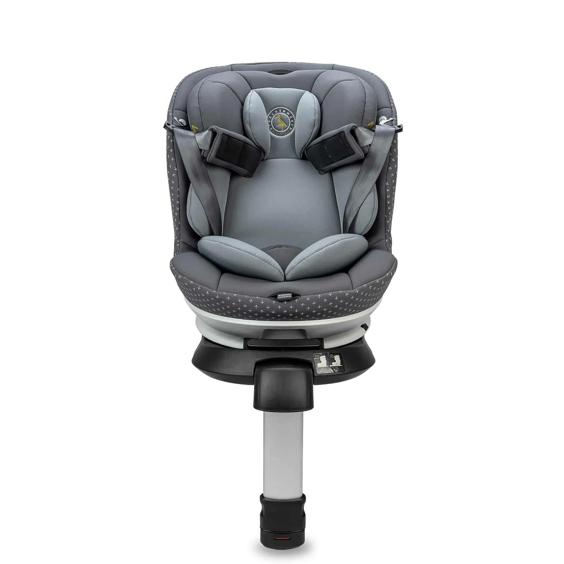 Storchenmu00fchle Niki Start Asphalt*Kinder Kindersitze Isofix|Reboarder 0-18 Kg, Gruppe 0+/1