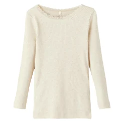 name it NMFKAB LS RIB TOP natur mel. NOS Peyote Melange     DL FS25* Kleinkindmode|Oberteile