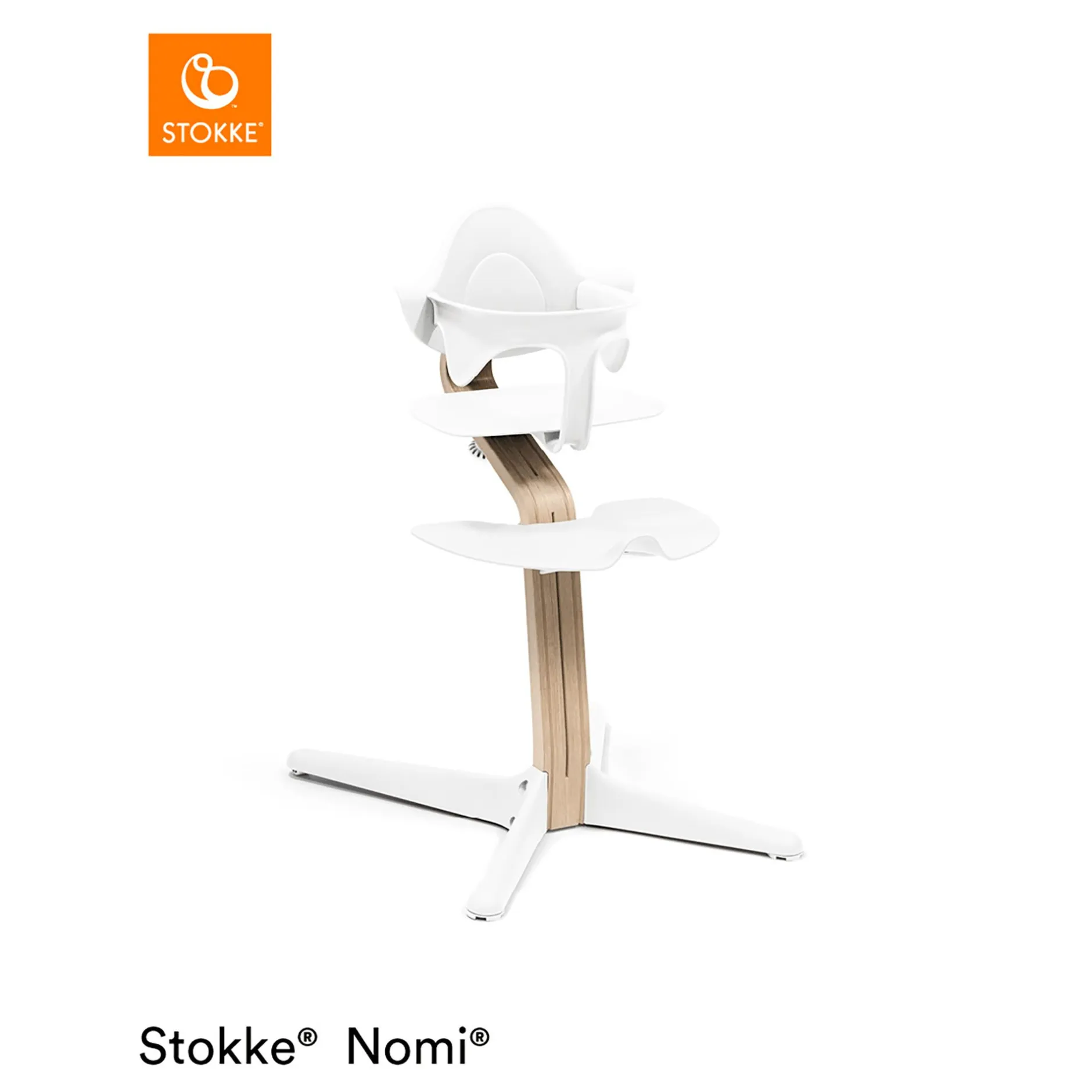 STOKKE Nomi® Baby Set White* Hochstuhl Zubehör|Treppenhochstühle