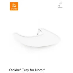 STOKKE Nomi® Tray White* Hochstuhl Zubehör