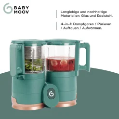 babymoov Nutribaby Glass Green Forest* Babykostwärmer