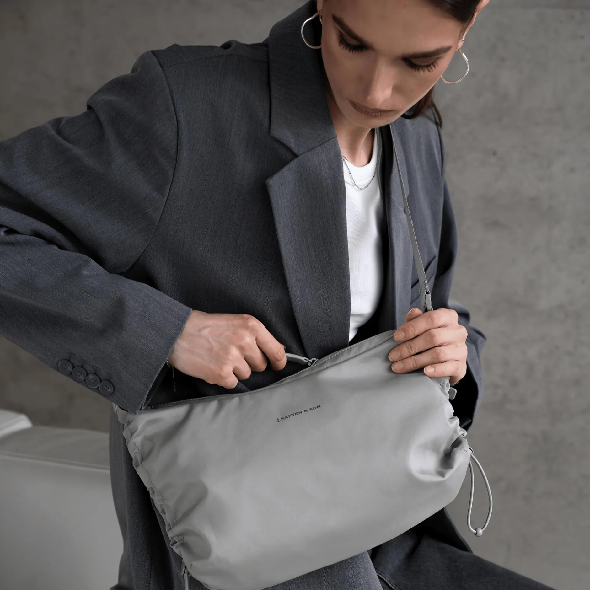 KAPTEN & SON Organizer Skara Small Greige* Wickeltaschen