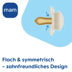 MAM Original matt Latex 0 - 6 Monate 2 Stück Hase/Reh* Schnuller