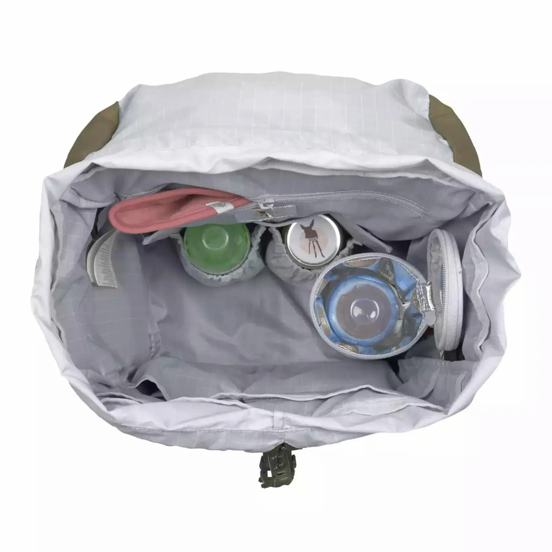 Lu00c4SSIG Outdoor Backpack Green Label Olive* Wickelrucksäcke