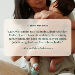 Owlet Dream Bundle: Dream Sock + Dream Sight Baby Kamera Rose* Babyphone