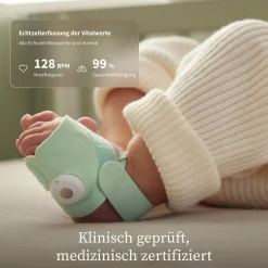 Owlet Dream Bundle: Dream Sock + Dream Sight Baby Kamera Rose* Babyphone