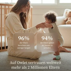 Owlet Dream Bundle: Dream Sock + Dream Sight Baby Kamera Rose* Babyphone