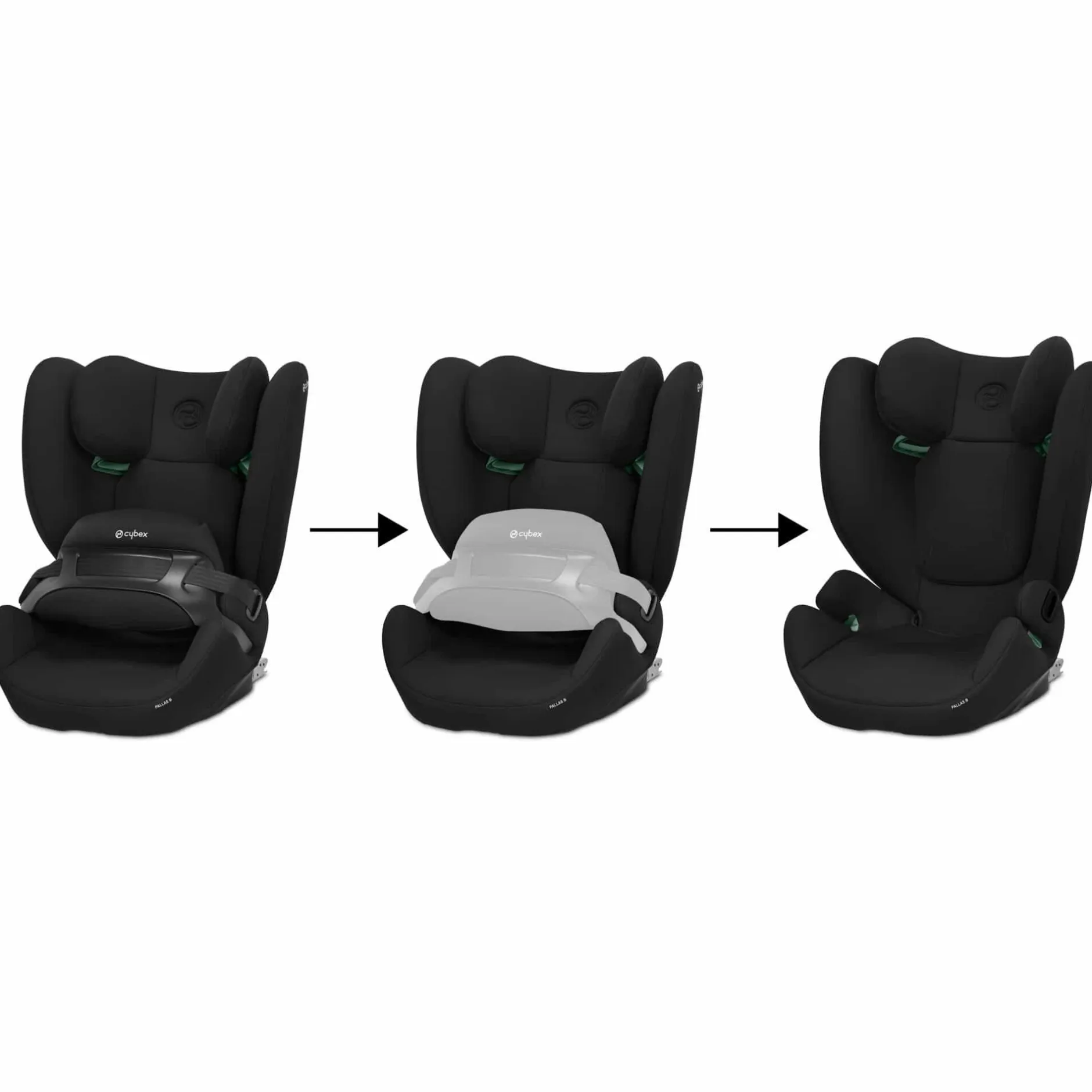 cbx by cybex Pallas B i-Size Pure Black*Kinder Kindersitze 9-36 Kg, Gruppe 1/2/3