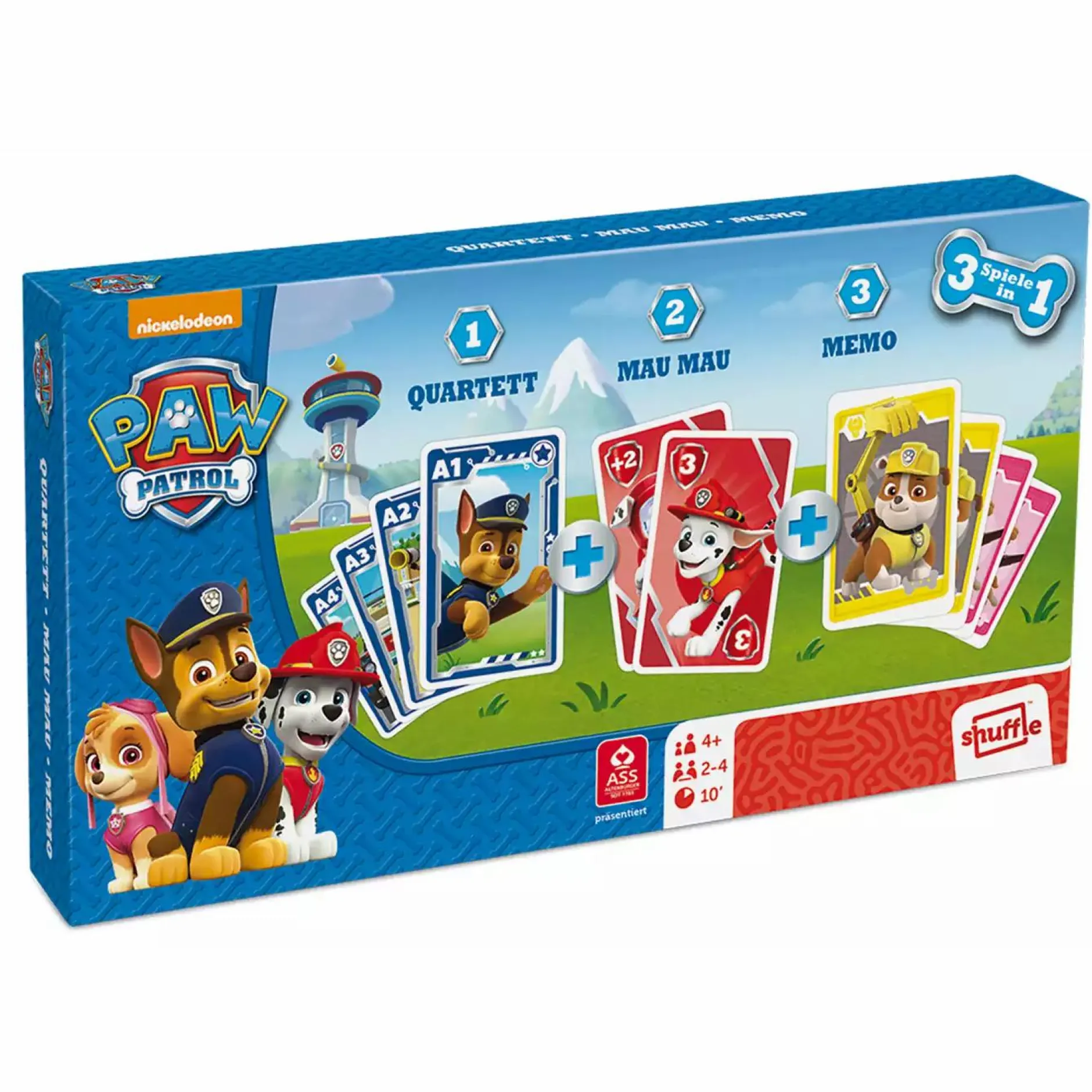 ASS Altenburger Paw Patrol Spielebox*Kinder Lernspielzeug|Spielzeug Ab 4 Jahren