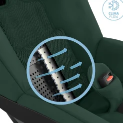 MAXI-COSI Pearl 360 Authentic Green*Kinder Kindersitze 9-18 Kg, Gruppe 1|Reboarder 0-18 Kg, Gruppe 0+/1