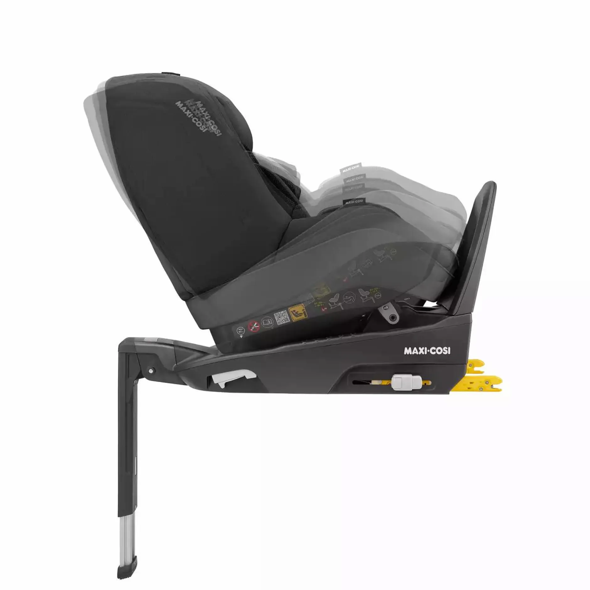 MAXI-COSI Pearl Pro² i-Size Authentic Black*Kinder Reboarder 0-18 Kg, Gruppe 0+/1
