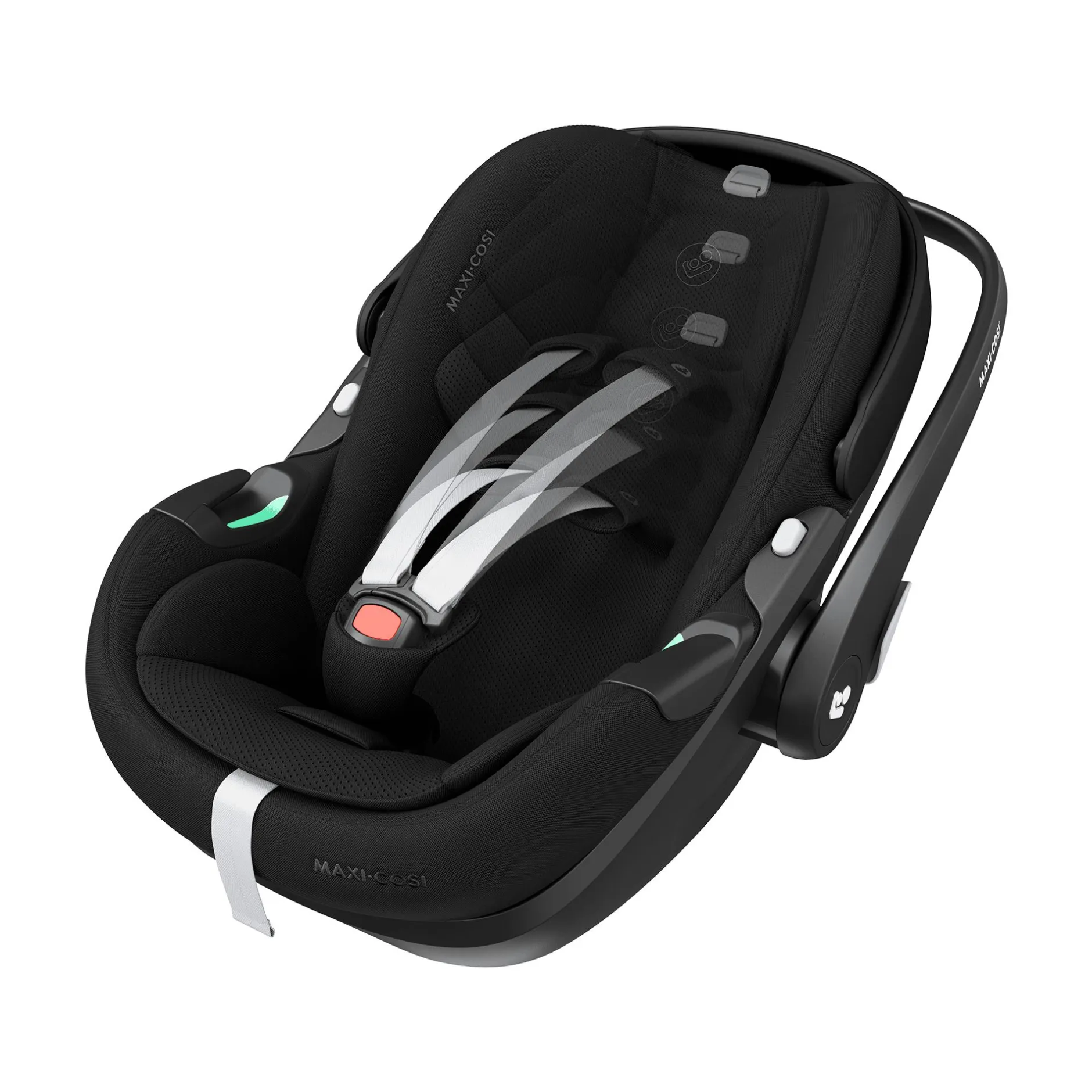 MAXI-COSI Pebble 360 Pro² Twillic Black*Kinder Babyschalen 0-13 Kg, Gruppe 0+